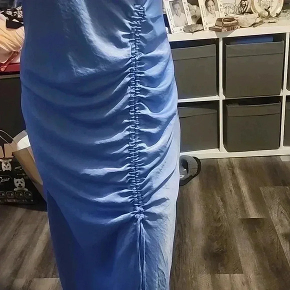 HOUSE OF HARLOW 1960 DRAWSTRING MIDI DRESS SIZE M - Picture 2 of 4